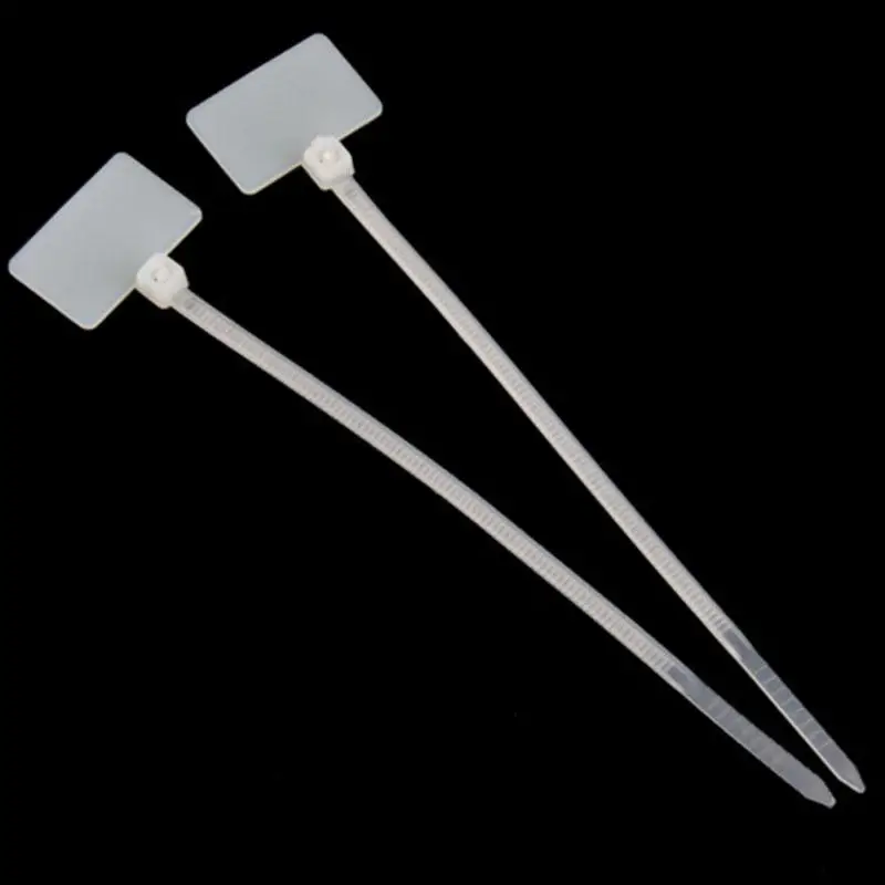 100 шт./лот застежка-молния записывающий провод на кабеле Ethernet RJ45 RJ12 этикетка-метка