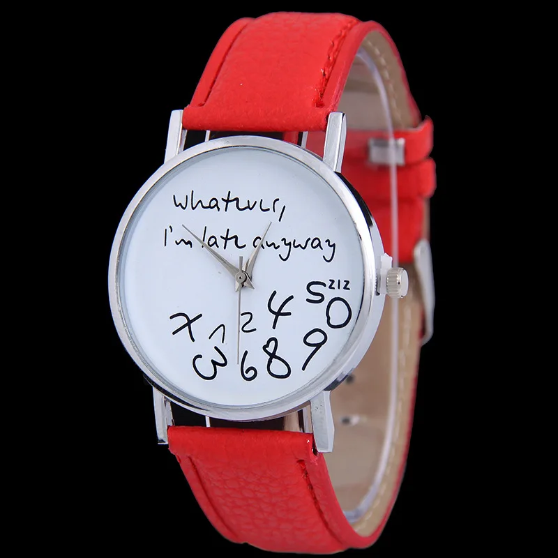 MINHIN кожаный браслет часы ювелирные изделия простой дизайн студенческие девушки