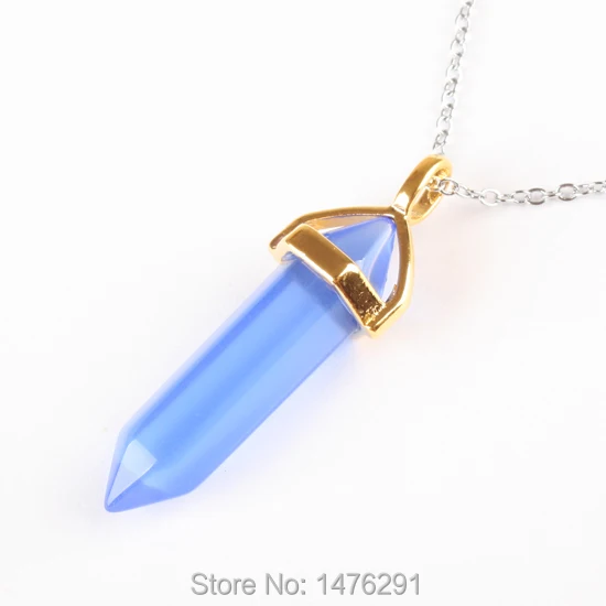 Смешанный камень Хрустальное стекло кварцевый опал лазурит шестиугольный