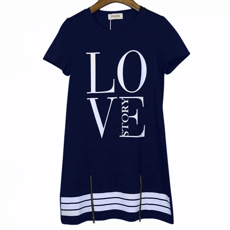 CALOFE Мода с принтом букв футболки Для женщин Свободные хип хоп уличный короткими