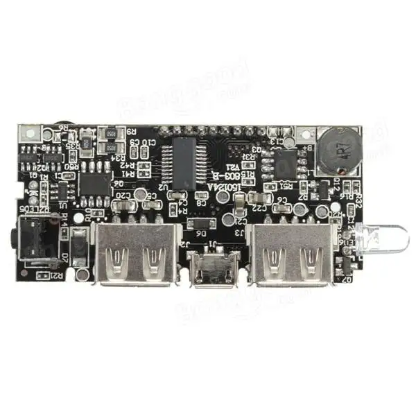Двойной USB 5V 1A 2.1A Мобильный Внешний аккумулятор 18650 зарядное устройство PCB модуль