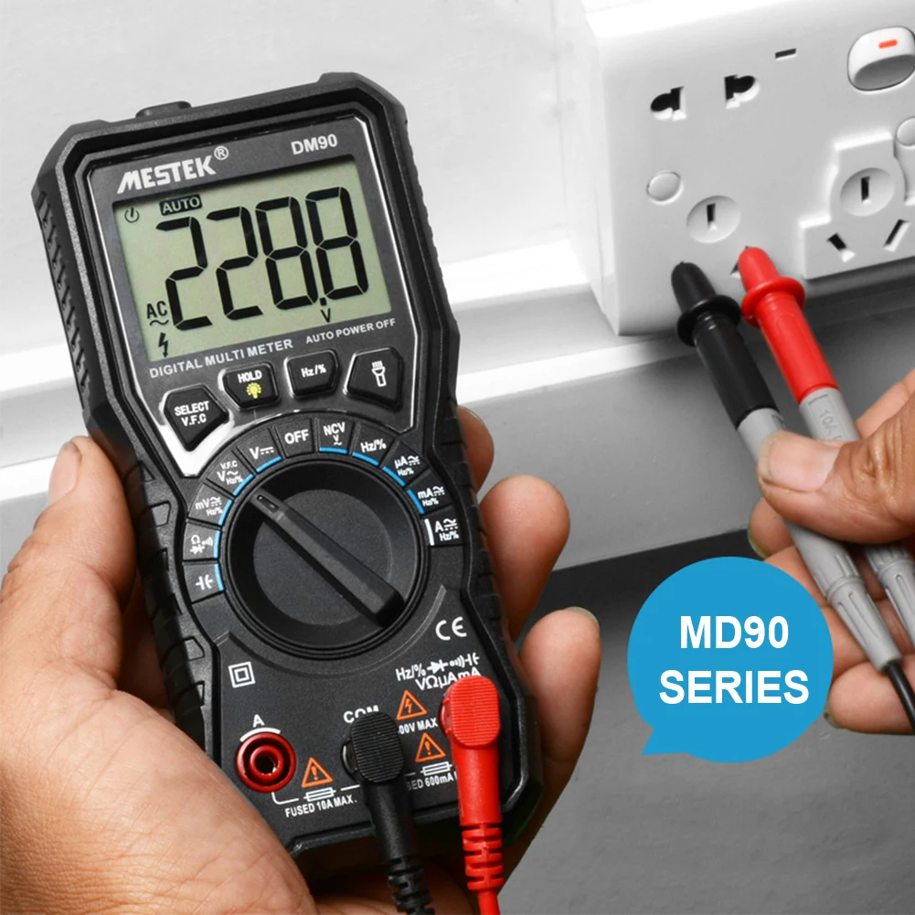 Мини электрический мультиметр с высокой трезвостью тестер Capitance ЖК дисплей