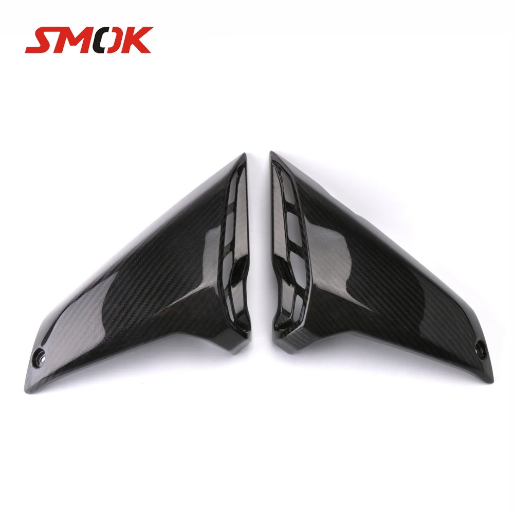 SMOK для Yamaha MT 09 MT09 FZ FZ09 2017 2019 газовый бак мотоцикла из углеродного волокна боковой