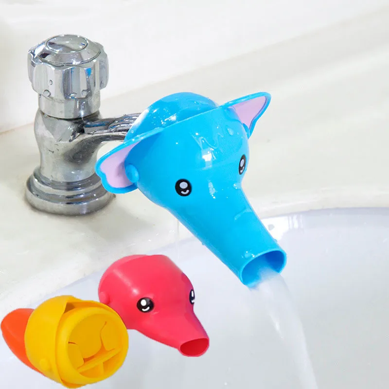Кран в форме слона удлинитель для маленьких детей Ручная стирка Дельфин