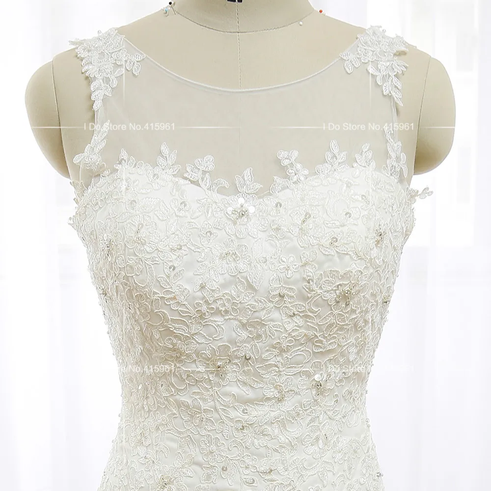 Сказочный дизайн 2016 свадебные платья кружевные русалки с глубоким вырезом