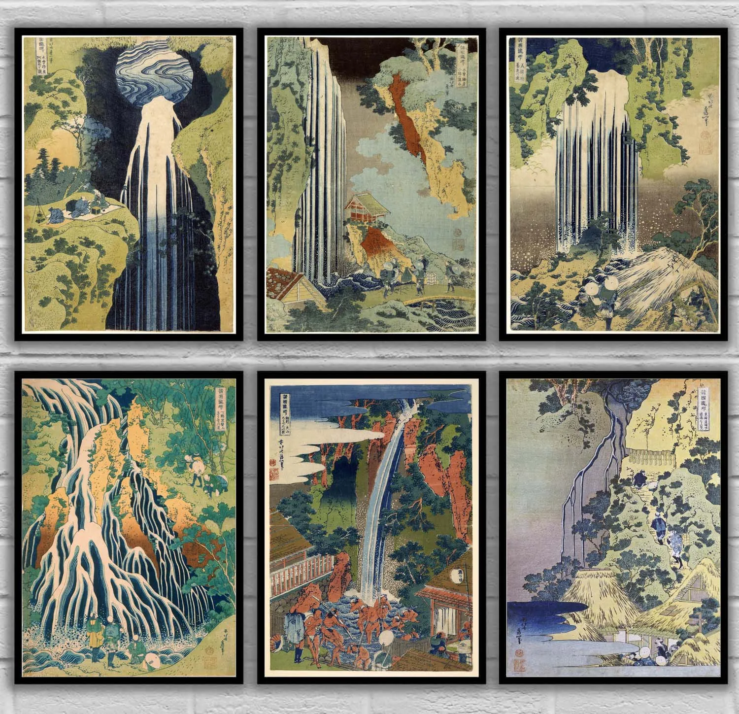 Хироши Ёсида утагава кунийоши Lanscape Самурайские герои воина укийо-э японский