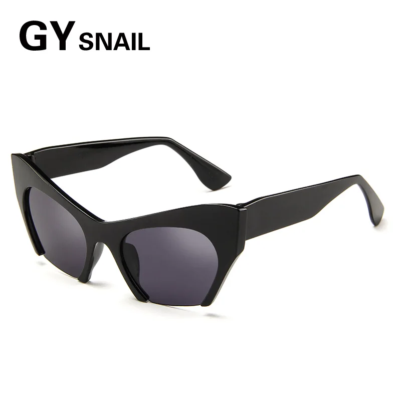 Женские солнцезащитные очки GY snail винтажные брендовые дизайнерские кошачий глаз