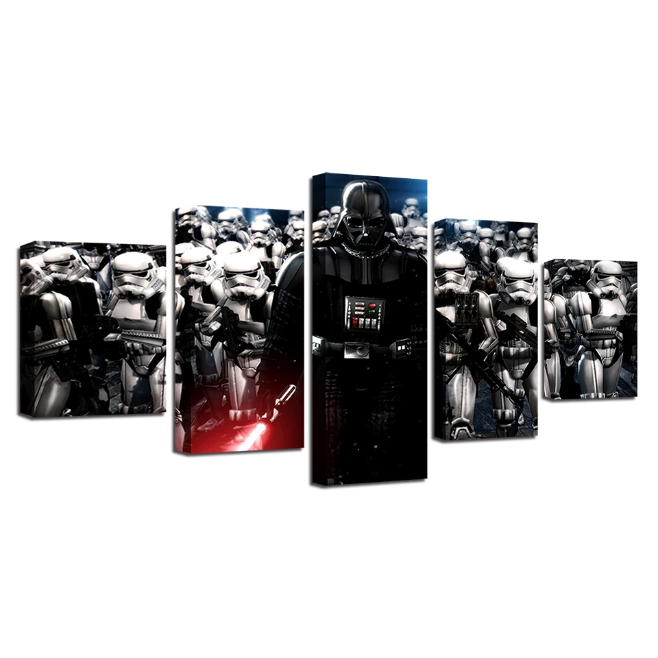 Стены Книги по искусству модульная рамки фотографии 5 Панель фильма Звездные