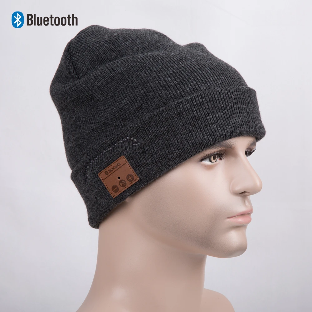 JINSERTA Беспроводной шапка c наушниками Bluetooth Музыка Смарт Кепки BT V4.2 видов спорта на открытом воздухе стерео гарнитура Динамик с микрофоном Поддержка громкой связи