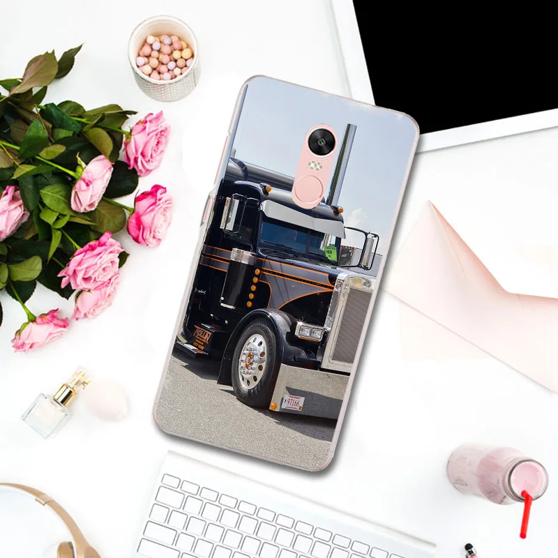 Picture 11 Cases for Xiaomi Mi Redmi Note 3 3S 4 4X 4A 5 5S 5A 6 6X 6A 8 A1 Pro Plus Max 2 Bags Super Cool Heavy Truck Car - Цвет: Picture 11