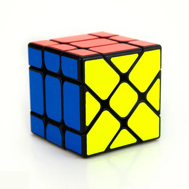 Бесплатная доставка 3x3x3 магический куб квадрат King Fisher Puzzle черный/белый цвета 3*3*3