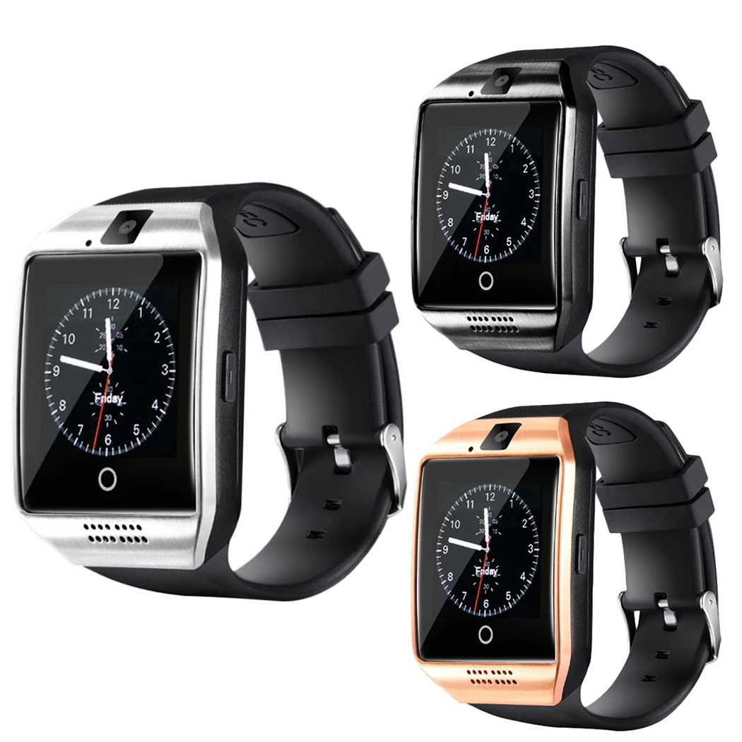 2018 Q18 Bluetooth Smart часы телефон наручные Шагомер Смарт Сенсорный экран Smartwatch для Android