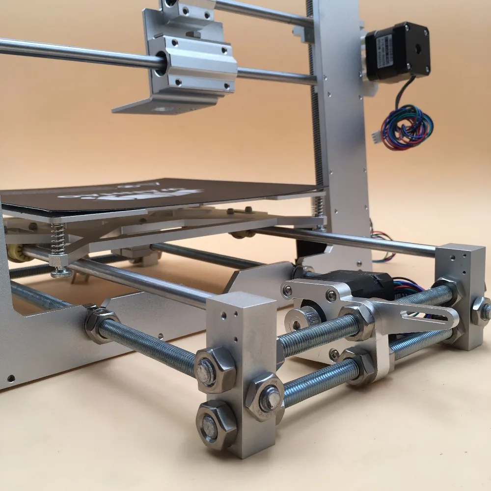 Reprap Prusa i3 алюминиевый механический Полный комплект с 5 моторами с подогревом кровать prusa i3 3d принтер аксессуар механические части рамка
