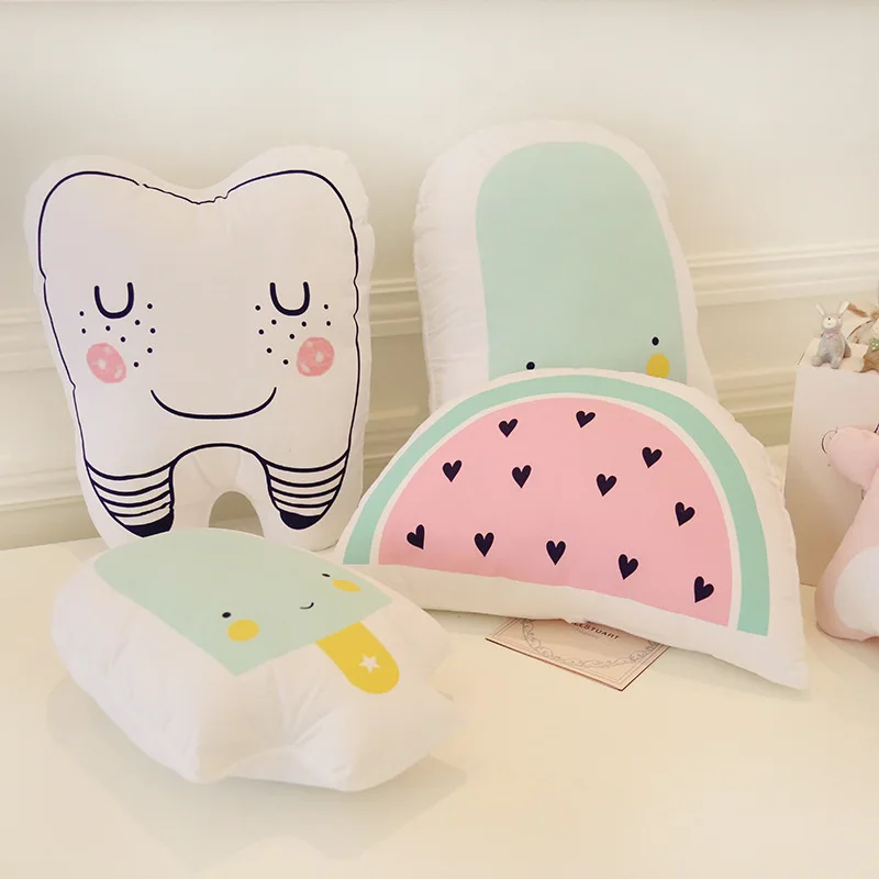 Подушка арбуз детская подушка для дома милая дивана простая декоративная