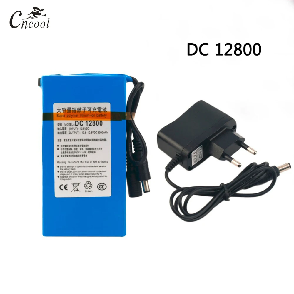 Cncool DC12800 12 V 8000 MAH аккумуляторная батарея портативная литий-ионная mAh с ЕС/США