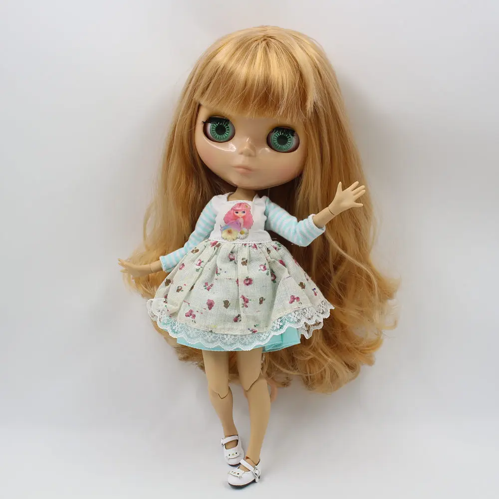 Ледяной DBS Blyth кукольные 1/6 30 см шарнирное тело загорелая кожа Глянцевая уход за