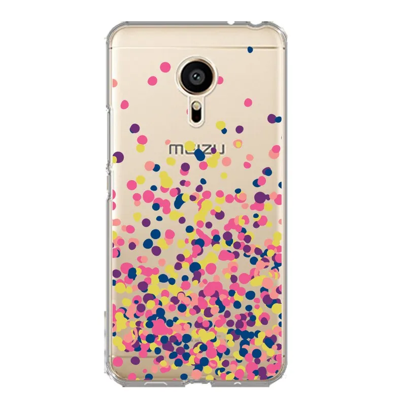 Розовый мягкий прозрачный чехол для телефона из ТПУ meilan MX6 pro6 U20 U10 A5 M5 M5S E E2 Rabbit Flora