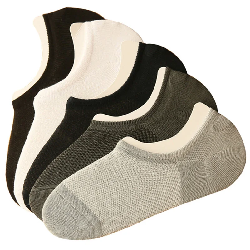 

6 Pairs/lot Mesh Socks Men Cotton Low Cut Breathable Summer Thin Slippers Mens Invisible Socks Male Fashion Casual Sock Meia Sox