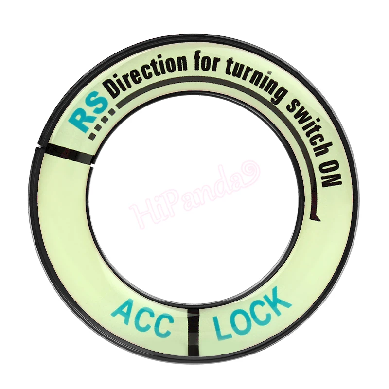 Стайлинга автомобилей алюминиевого сплава украшения светящаяся наклейка на