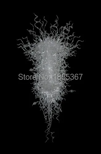 

Free Shipping LED Bulbs Contemporary Hotel Lobby Blown Glass Chandelier Murano