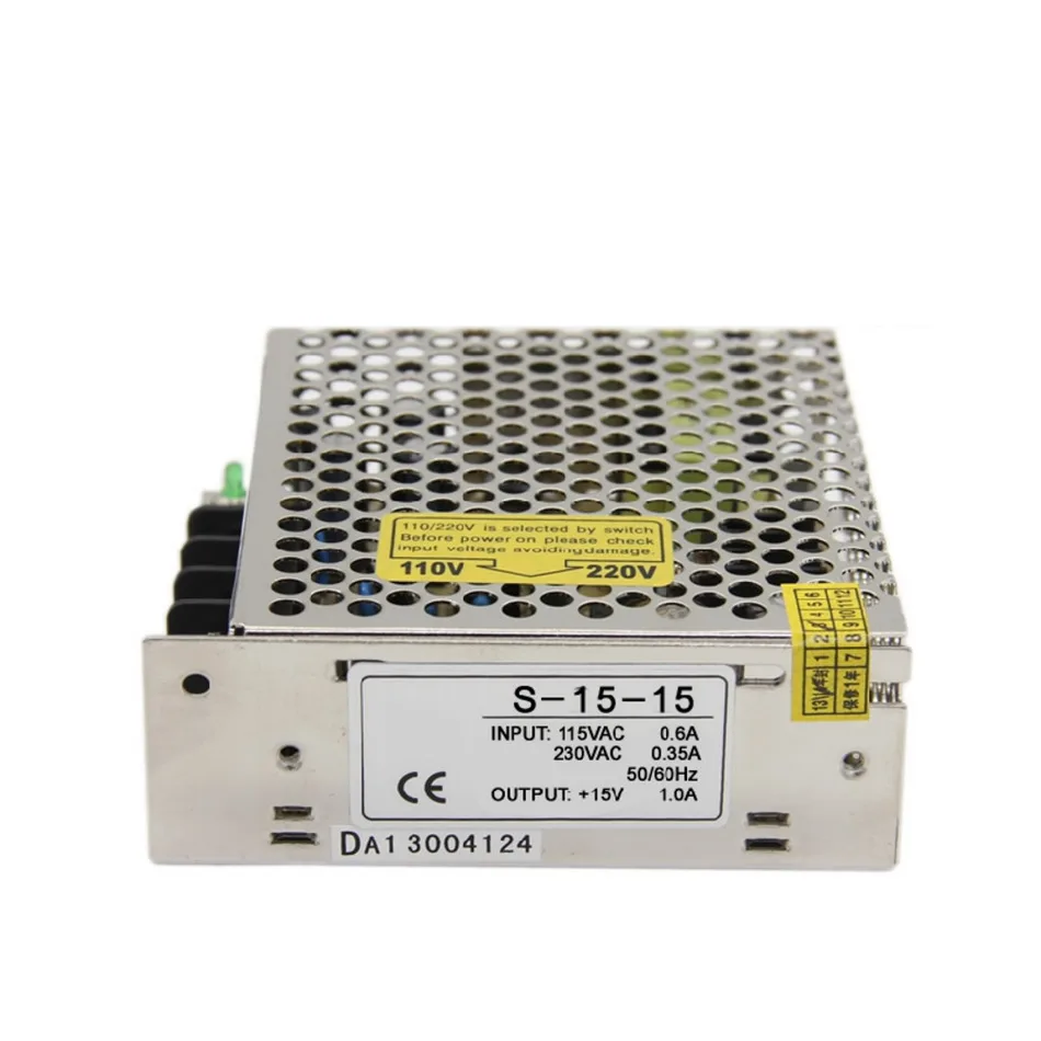 S 15 Mini ac dc источник питания Вт в 1A для светодиодного драйвера smps 110 В/220 В до в|ac-dc