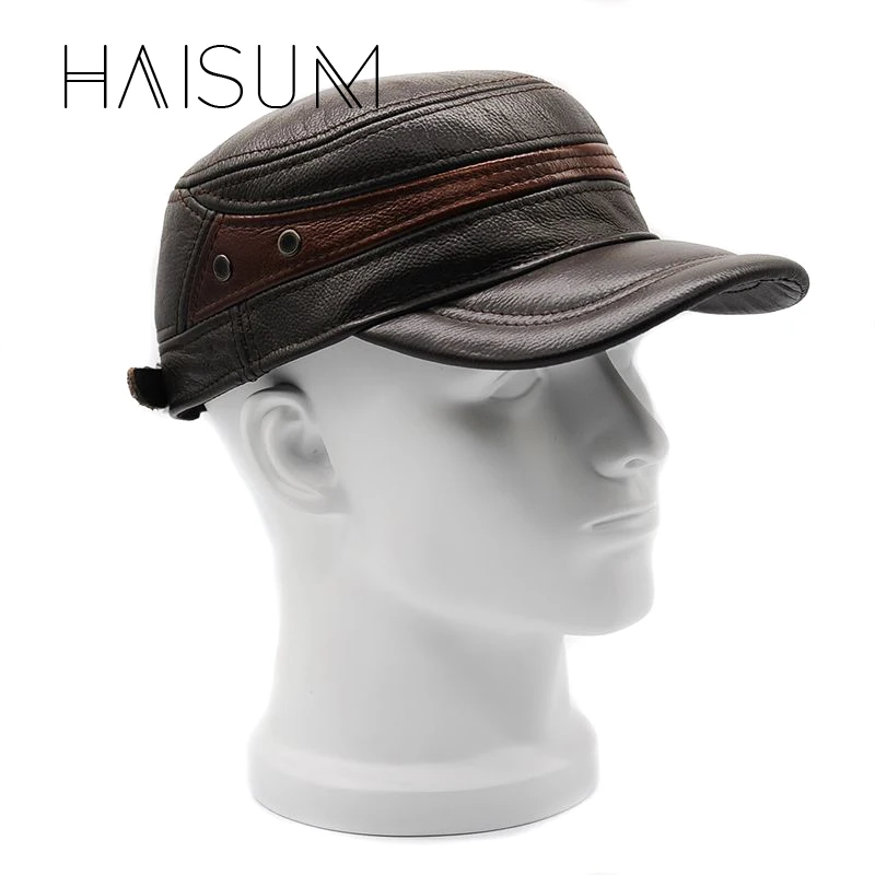Мужские шапки в стиле милитари Gorras однотонные регулируемые из натуральной