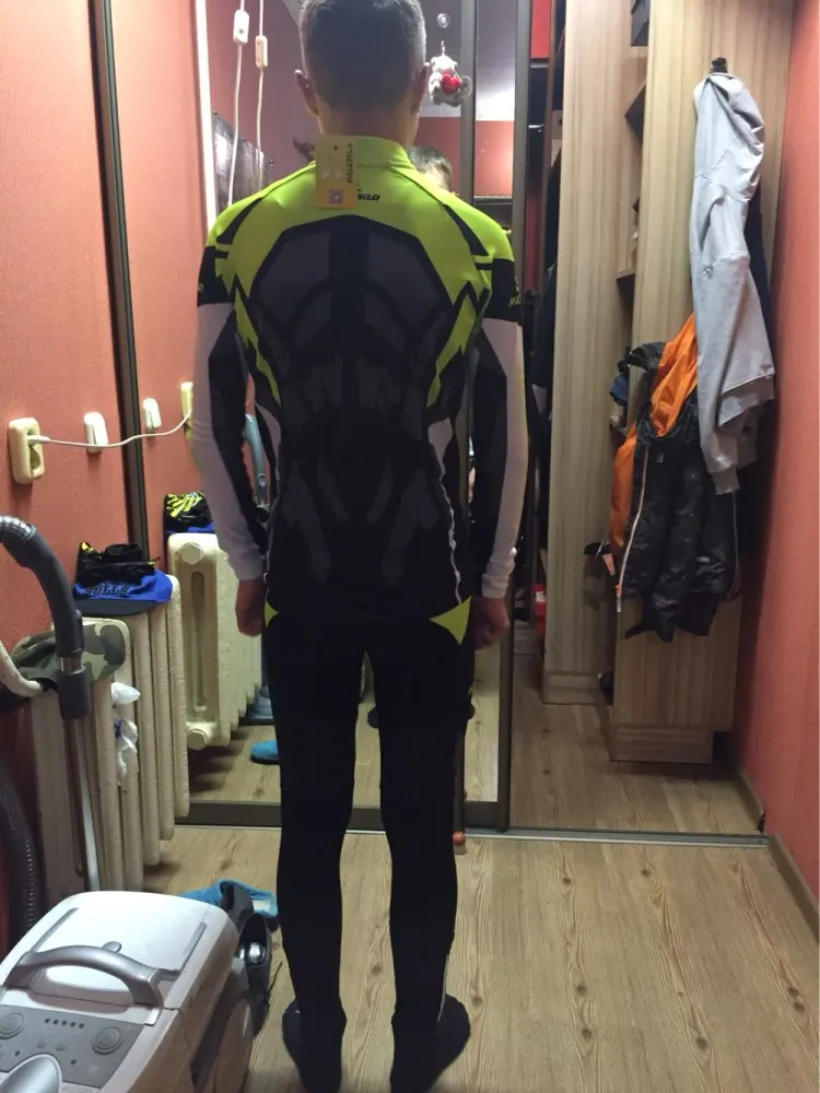 Зимний велосипедный костюм Maillot одежда теплый флисовый комплект одежды для