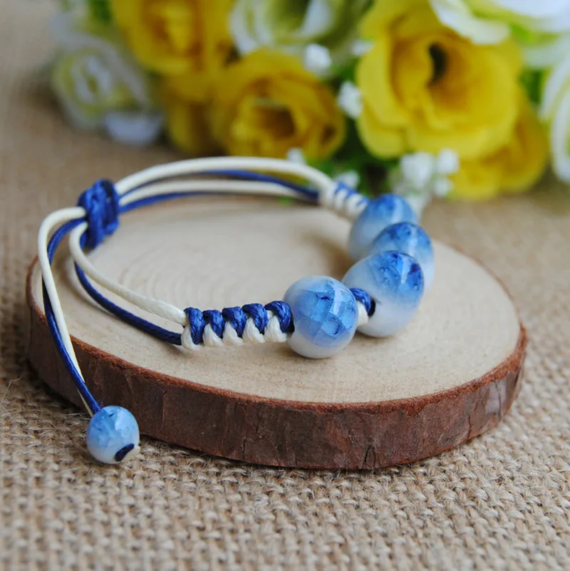 New Original vintage Ceramics beads Girls Bracelet Good Lucky cute Lover Lovers Jewelry Women Gift | Украшения и аксессуары