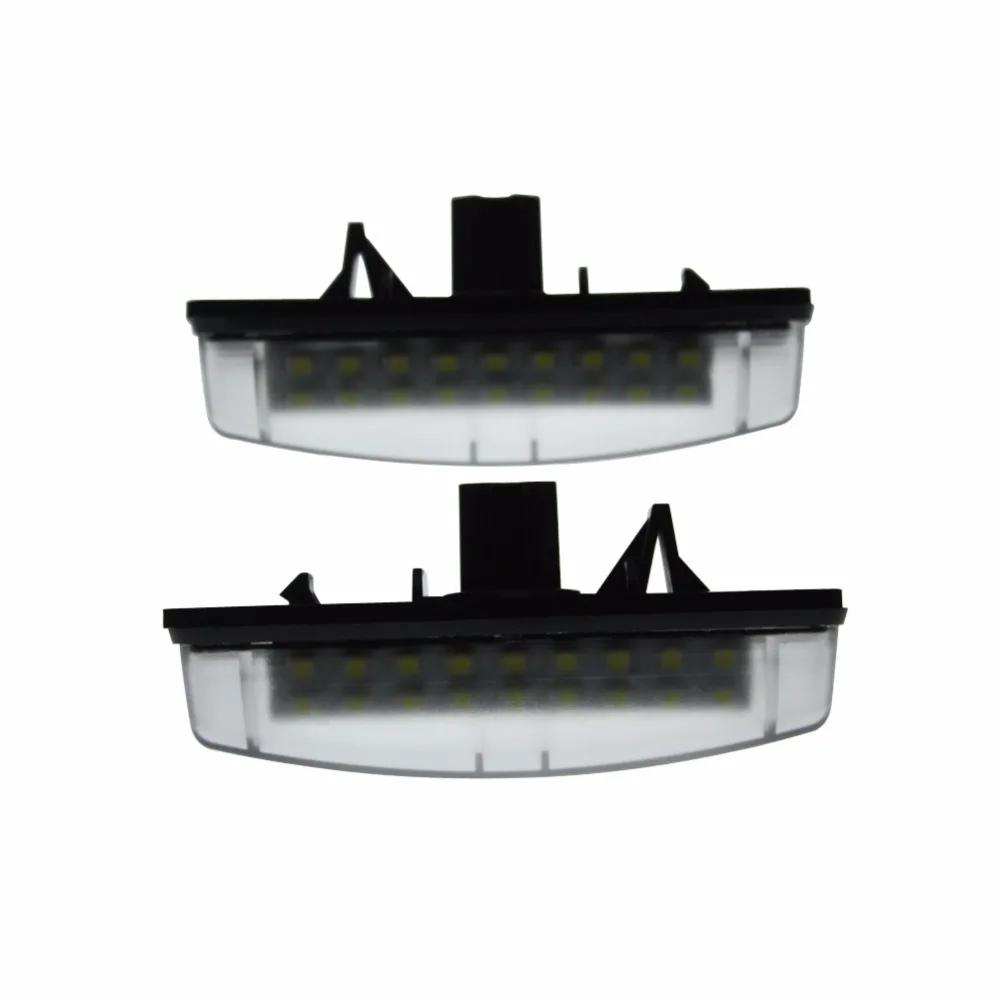 2x безошибочные 18 3528 SMD светодиодные лампы номерного знака для Toyota Camry Aurion Prius Lexus