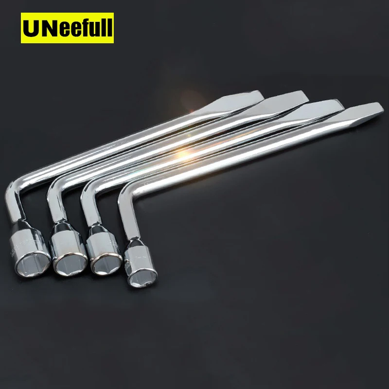 

UNeefull Multifuctional L-type Tire Wrench Inner Hexagonal Socket Spanner Car Auto Repair Replacement Tir Tool 17/19/21/23mm