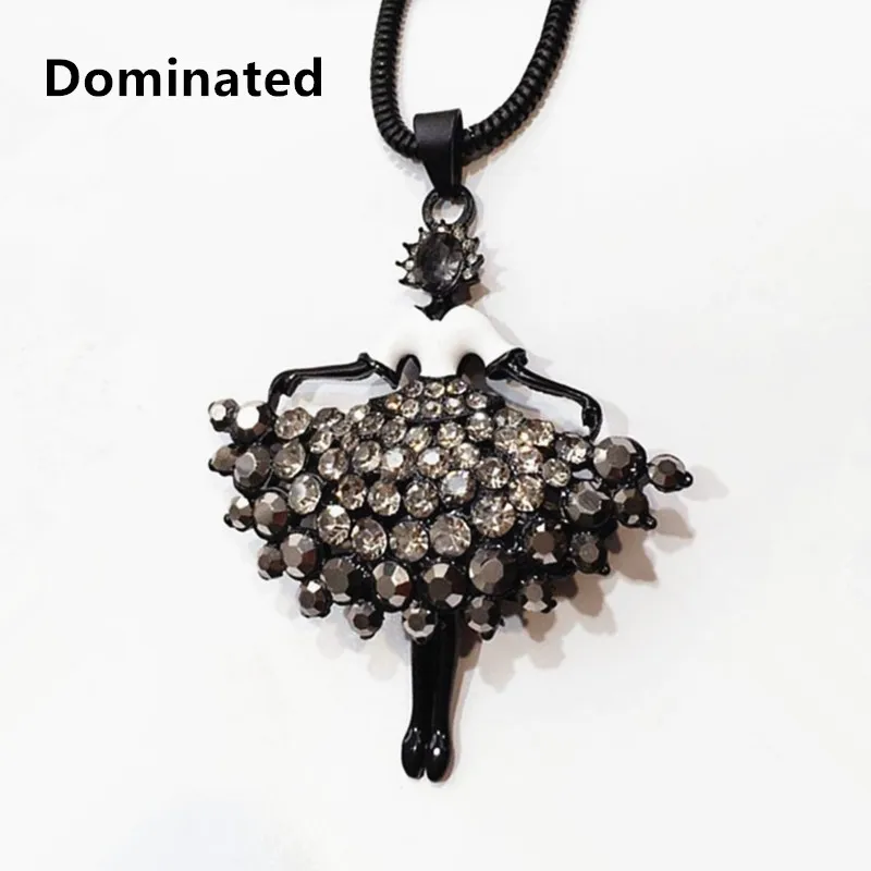 Женское Ожерелье подвеска для танцевальной девушки|sweater chain|pendant necklacelong chain |