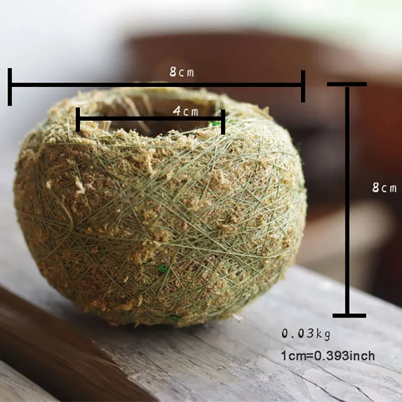 Caioffer 6 шт./лот Moss Ball цветочные горшки Maceta держатель для дерева Бонсай Зеленый