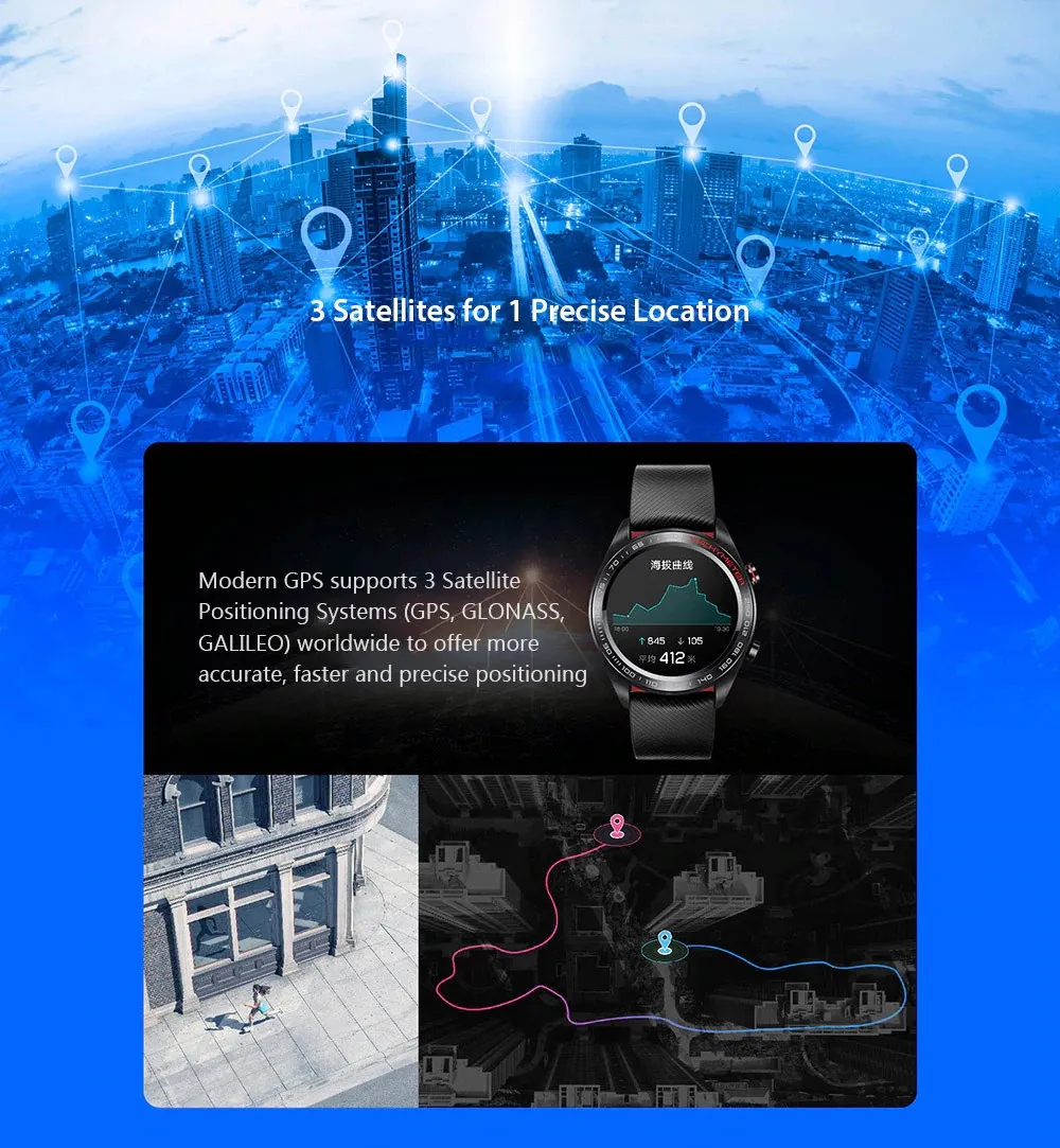 [] huawei Honor Magic Multi Sports NFC gps умные часы 5ATM фитнес-трекер для измерения сердечного ритма умные часы для Android iOS
