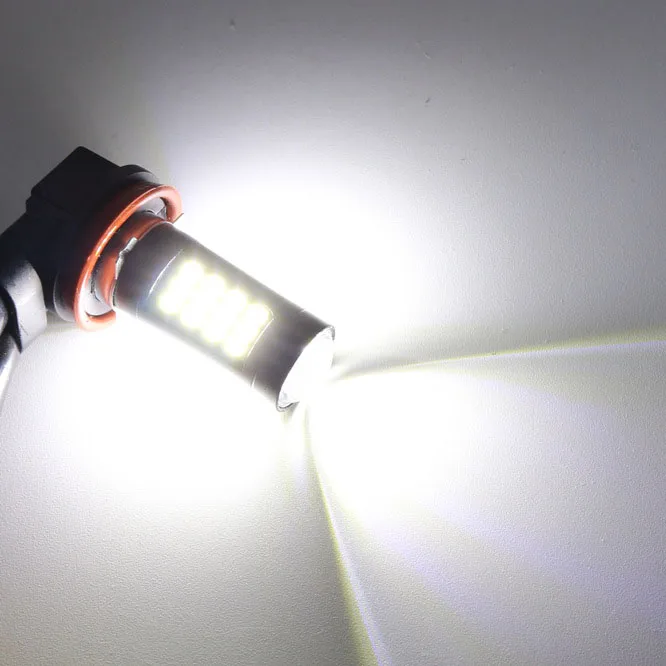 DC 12V/ 24V Универсальный 21W H8 H11 2835 42SMD светодиодный фонарь для передних/задних