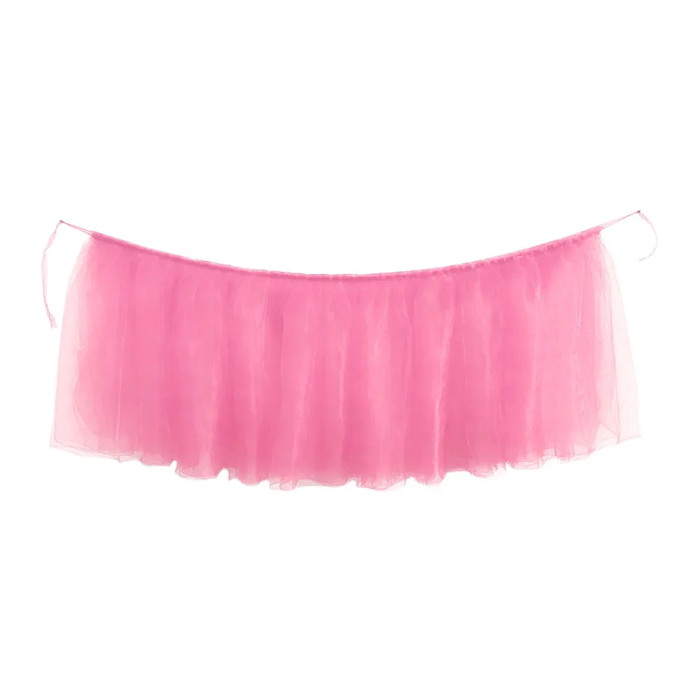 Table Skirt Tableware Cloth Wedding Tutu Tulle Baby Shower Party Home Decor Skirting Birthday | Дом и сад