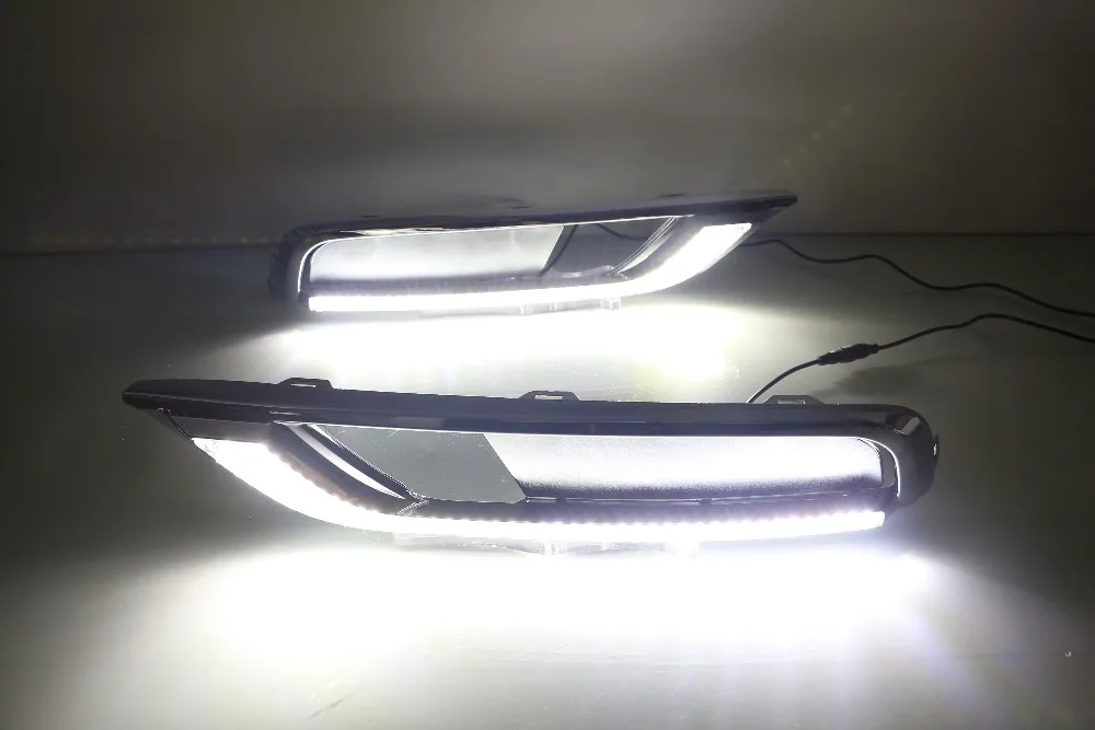 

Osmrk LED DRL daytime running light for honda crv 2015 2016, wireless switch, yellow turn signals, dimmer function