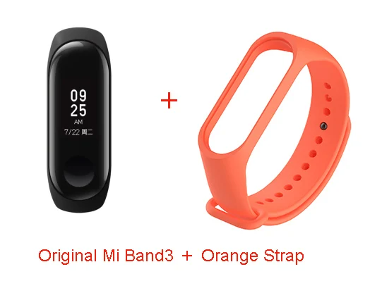 global version Xiaomi Mi Band 3 глобальная Версия смарт-Браслет фитнес-браслет часы группа 3 большой сенсорный экран частота сердечных сокращений сообщения Smartband - Цвет: global version