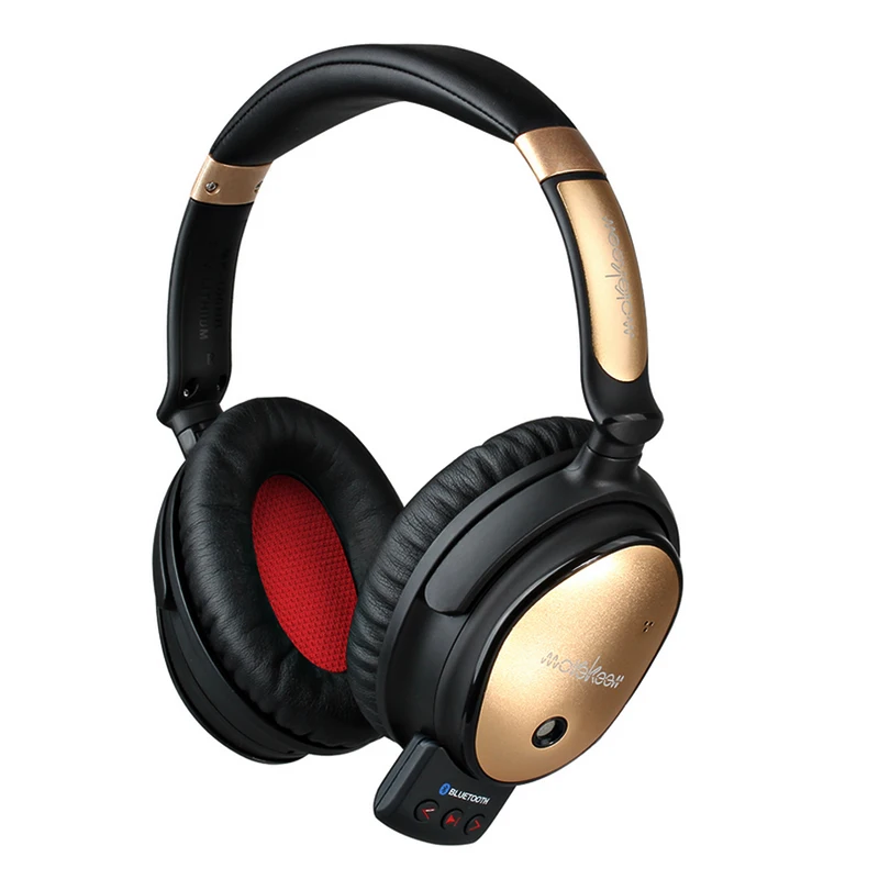 Активный Шум шумоподавлением Bluetooth гарнитура Беспроводной Наушники Hi-Fi стерео