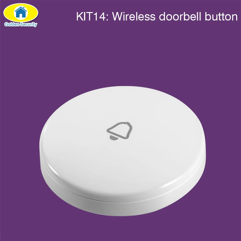 KIT14 Золотой безопасности DIY wifi 3g GSM GPRS беспроводное приложение дистанционное управление домашняя система охранной сигнализации 1080P HD камера EN RU ES PL DE Voice - Цвет: KIT14