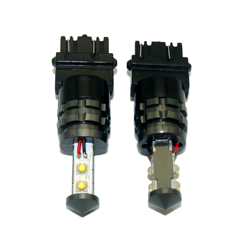 2 шт. светодиодный лампы стоп-сигнала задние противотуманные фары 3157 P27/7W 3156 P27W для