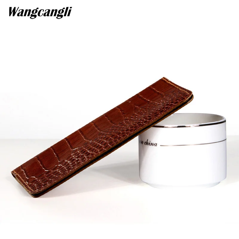 wangcangli Brand Genuine Leather phone case for iPhone 7 plus Handmade custom flip 6 6s 8 8plus x | Мобильные телефоны и