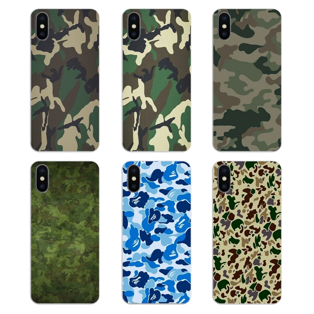 For Xiaomi Redmi 4 3 3S Pro Mi3 Mi4 Mi4i Mi4C Mi5 Mi5S Mi Max Note 2 TPU Silicone Case Camouflage Pattern Camo military Army |