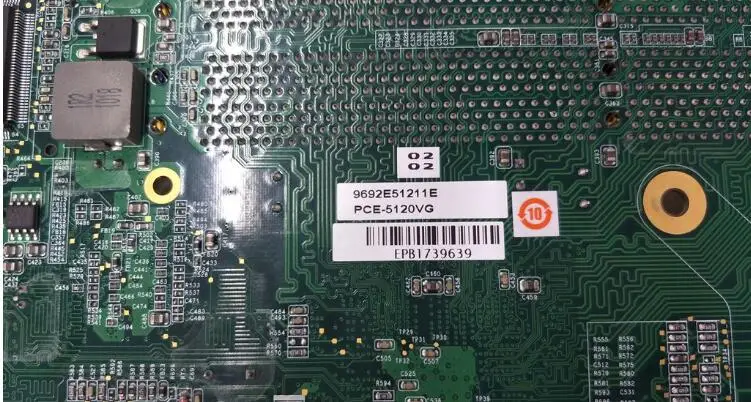 100% OK IPC Board PCE 5120VG REV.A2 5120 полная карта процессора ISA промышленный PICMG1.0 с процессором