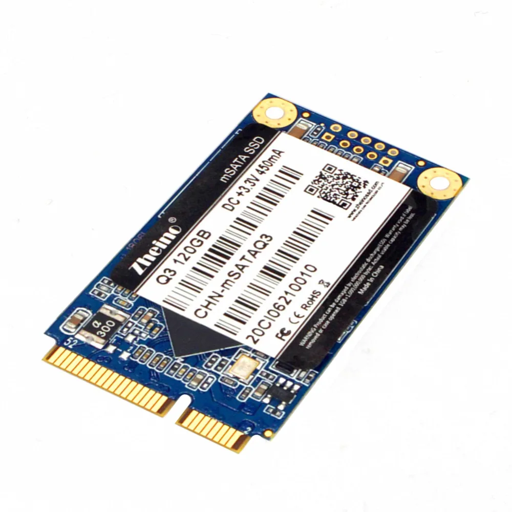 MSATA SSD 120GB128GB 240 ГБ 256 ГБ 480 512 1 ТБ на жестком диске компьютеров, TLC NAND флэш-память Zheino Внутренний твердотельный накопитель для ПК, ноутбука, настольного компьютера
