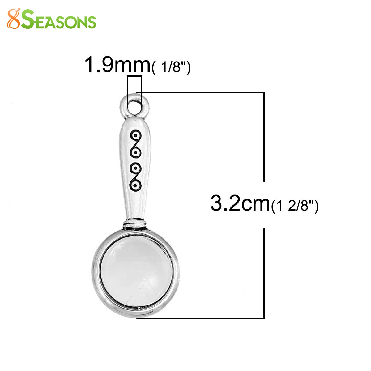 Подвески из цинкового сплава 8 сезонов подвески сделай сам лупа с прозрачным