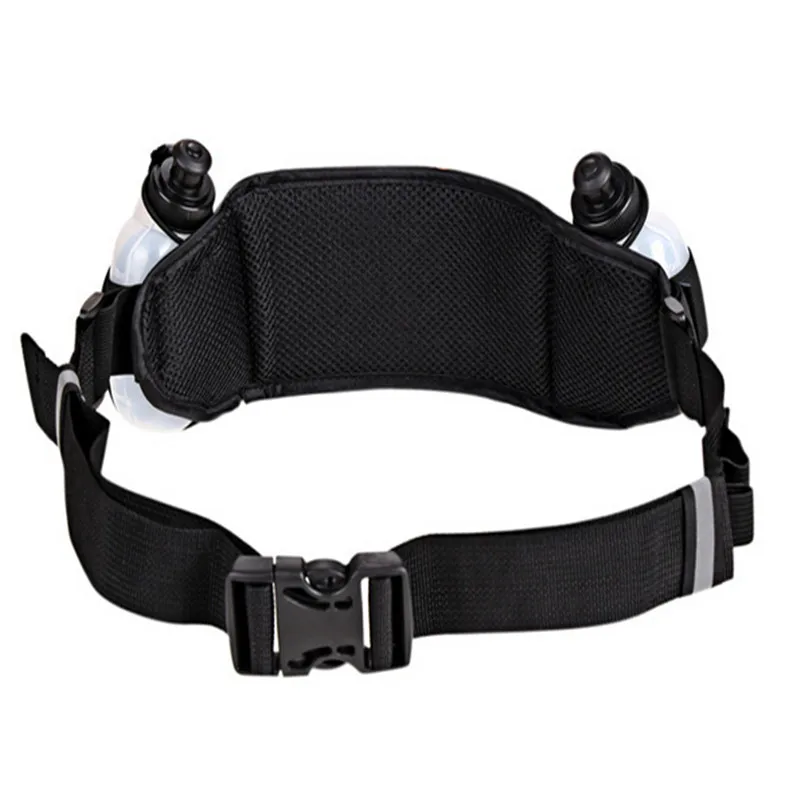 Светоотражающие Гидратации Пояс 2 Бутылок Воды Топлива Передач Марафон Езда На