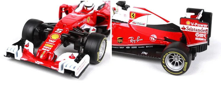 Bburago 1:32 Ferrari F1 производитель авторизованный имитационный сплав модель автомобиля ремесла украшение Коллекция игрушек инструменты
