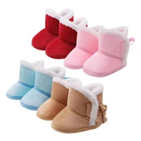 super warm newborn baby girls princess winter boots first walkers anti slip infant toddler child girl footwear shoes