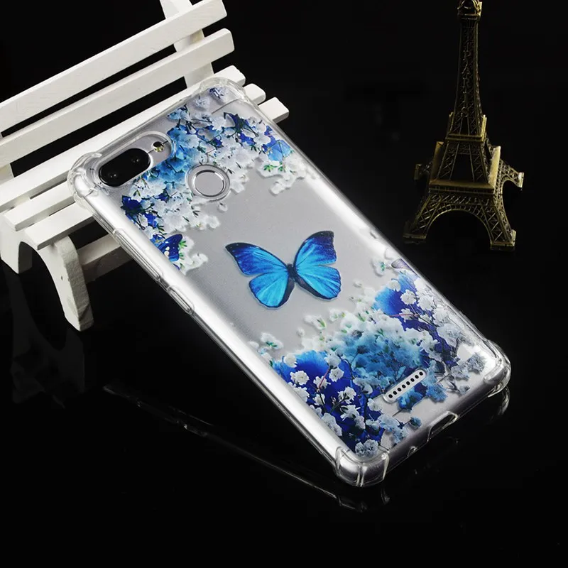 Phone Case For Xiaomi Mi A1 Mix 2s 5X Redmi 6 6A Note 5 Pro 5A Unicorn Transparent Shockproof Back Cover Lovely Soft TPU |