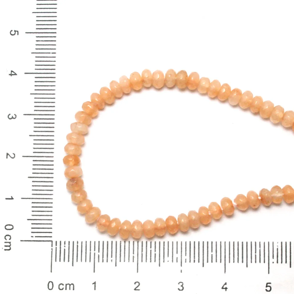 Бусины Из Натурального драгоценного камня 3x4 мм граненые разноцветные для